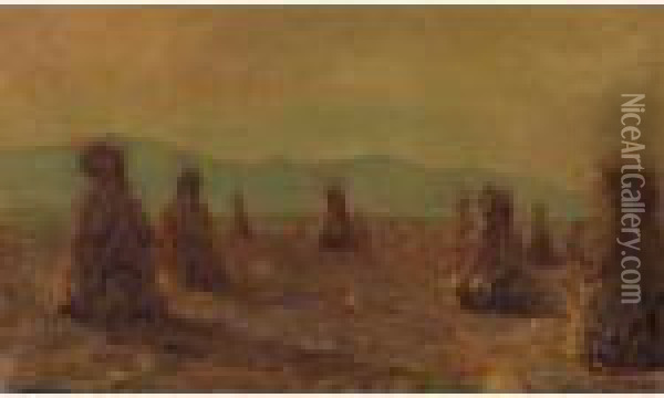 Cornfield Oil Painting - Winslow Homer