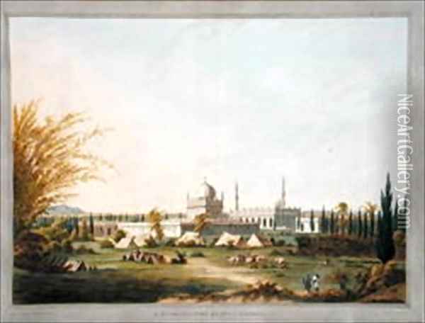 The Mausoleum of Hyder Ali Khan at Laulbaug Oil Painting - Robert H.Colebrooke