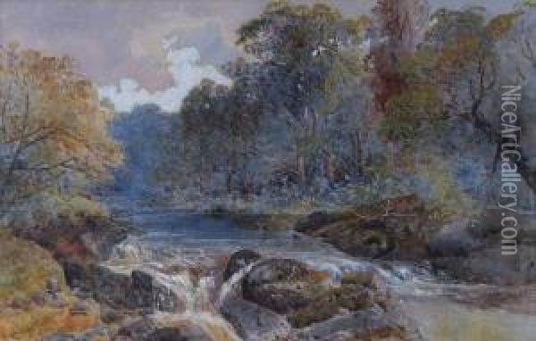 Riverlandscape Oil Painting - Rosa Muller
