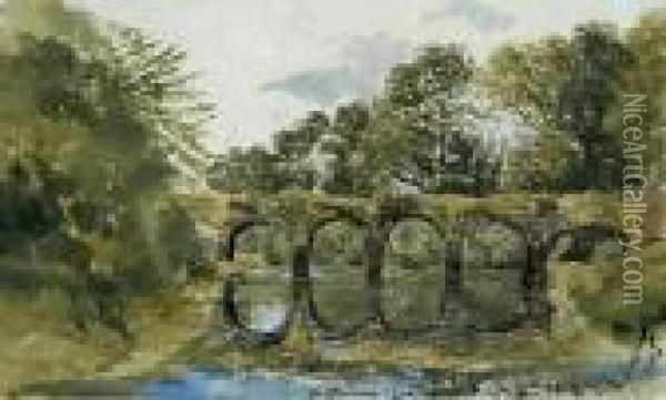 Antrim Castle Oil Painting - John Moore Of Ipswich