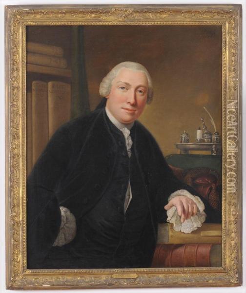 Portrait Of A Gentleman Oil Painting - Pieter Post