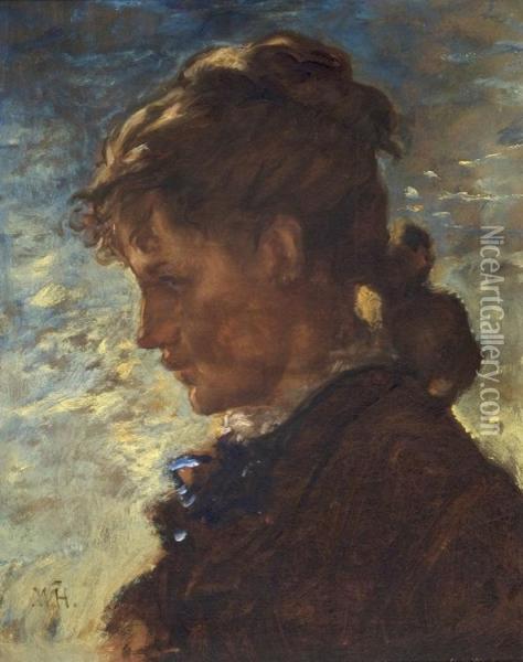 Coolidge Girl Oil Painting - William Morris Hunt