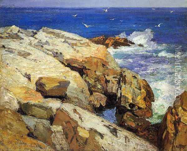 The Maine Coast Oil Painting - Edward Henry Potthast