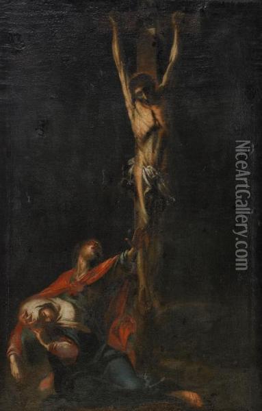 Kristi Korsfastelse Oil Painting - Sir Anthony Van Dyck