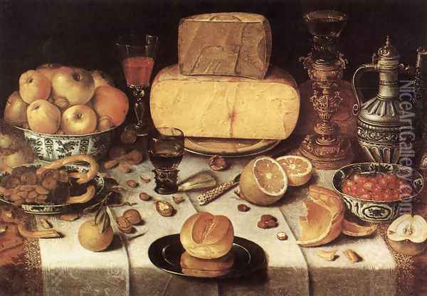 Laid Table 1611 Oil Painting - Nicolaes Gillis