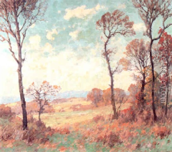 November Oil Painting - Maurice Braun