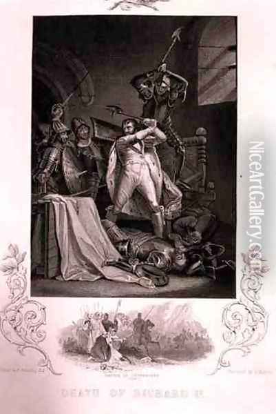 The Death of Richard II, from the play by William Shakespeare (1564-1616) engraved by J. Rogers Oil Painting - Francis Wheatley