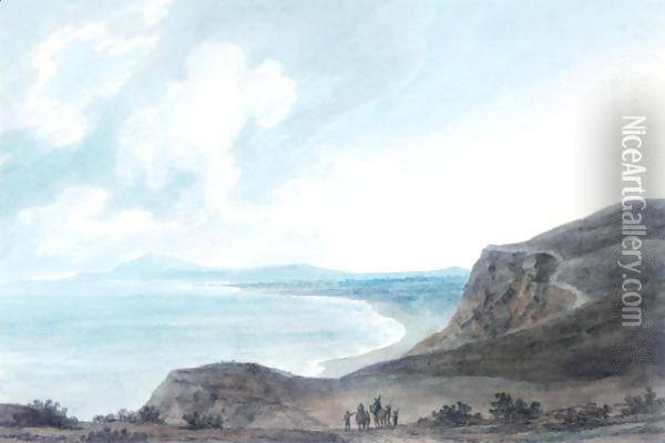 Fano On The Adriatic Oil Painting - John Robert Cozens