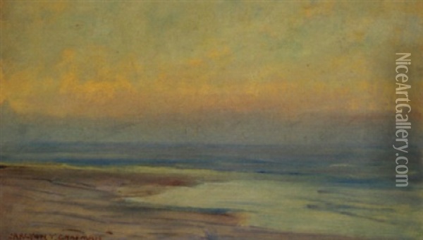 Golden Morning Oil Painting - Carlton Theodore Chapman
