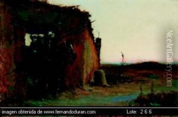 La Primera Salida De D Oil Painting - Jose Moreno Carbonero