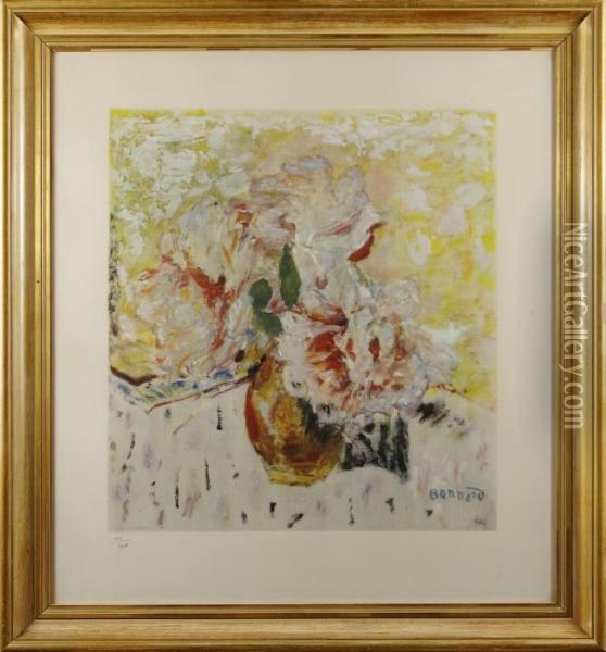 Vasede Fleurs Oil Painting - Pierre Bonnard
