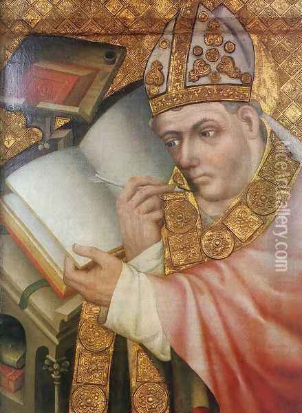 Painting of a Saint 1360-65 Oil Painting - Master Theoderic