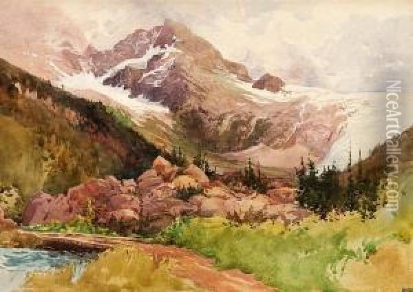 In Our Rockies Oil Painting - Robert Ford Gagen