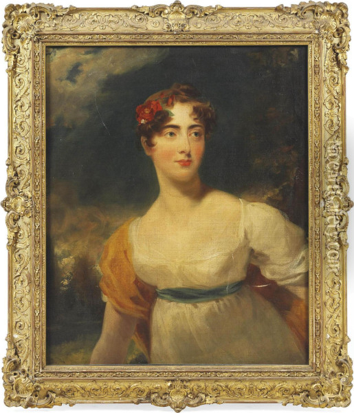 Portrait Of Lady Emily Harriet Wellesley-pole Oil Painting - Sir Thomas Lawrence
