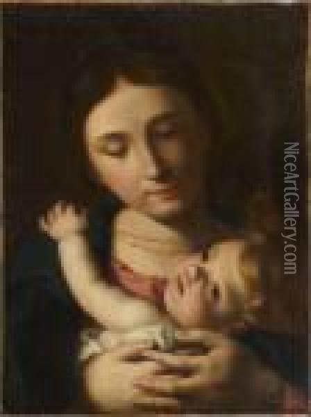 La Vierge A L'enfant Oil Painting - Carlo Cignani
