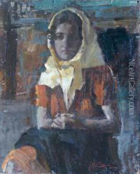 Adolescente Oil Painting - Gennaro Villani