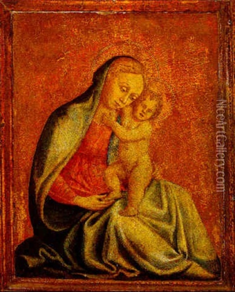 Madonna And Child Oil Painting -  Domenico di Michelino