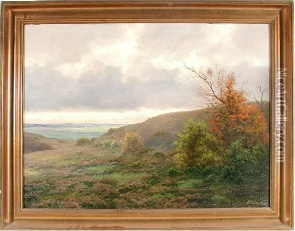 Landscape Oil Painting - K. E. Lundgreen