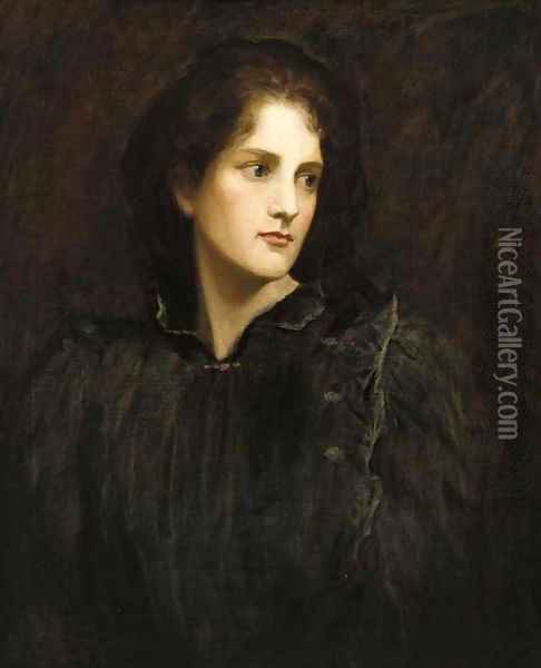 Portrait of a lady Oil Painting - Valentine Cameron Prinsep