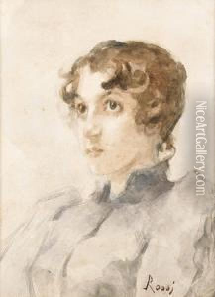 Portrat Einer Jungen Dame Oil Painting - Luigi Rossi