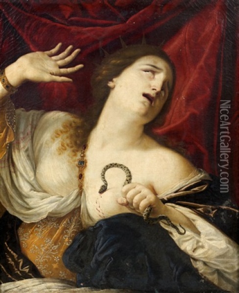La Mort De Cleopatre Oil Painting - Cesare Dandini