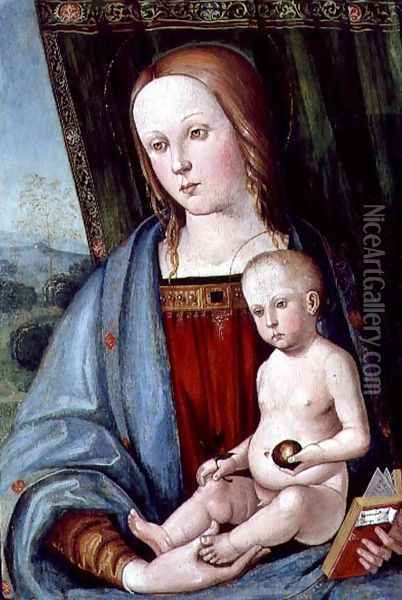 Virgin and Child, after 1494 Oil Painting - Galeazzo Campi