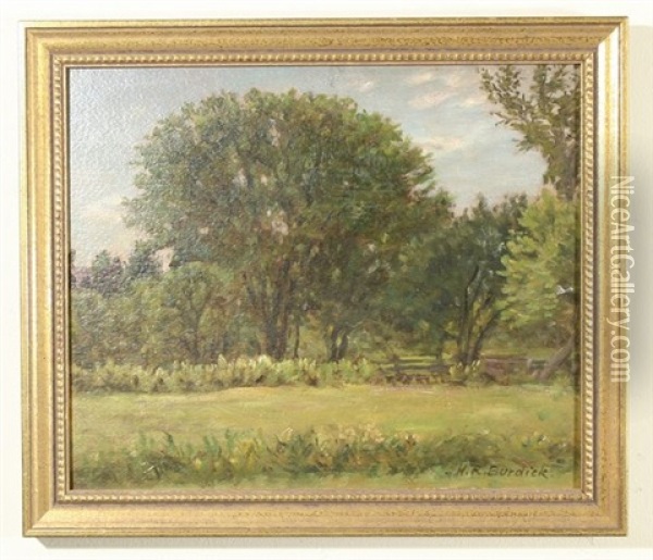 Afternoon At Milton, New Hampshire Oil Painting - Horace Robbins Burdick