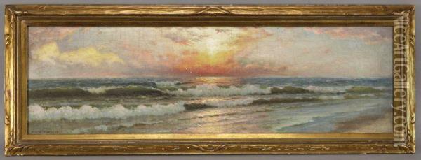 Seascape Oil Painting - Dey De Ribcowsky