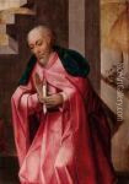 San Giuseppe Oil Painting - Rogier van der Weyden