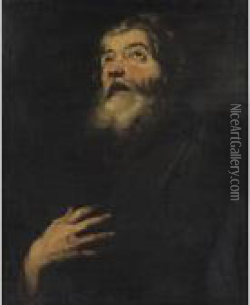 Property From A Private Collection, New York
 

 
 
 

 
 Saint Andrew Oil Painting - Jusepe de Ribera