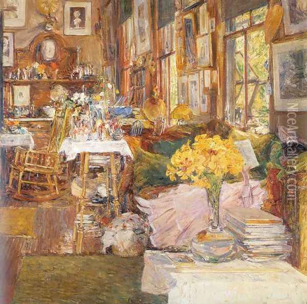 The Room of Flowers 1894 Oil Painting - Childe Hassam