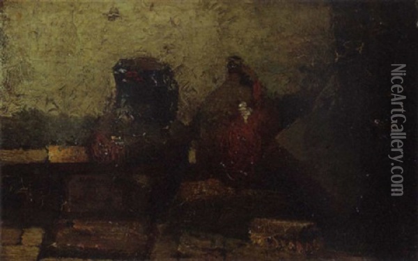 A Still Life With Jugs Oil Painting - Herman Kruyder