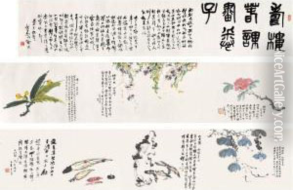 Various Flowers Oil Painting - Yi Ru