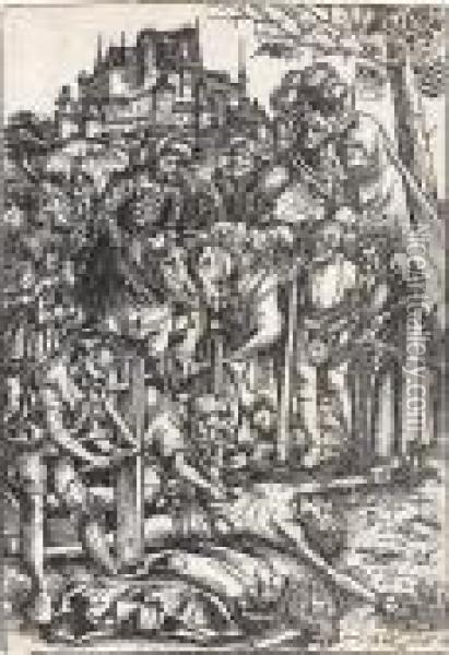 Das Martyrium Des Heiligen Erasmus Oil Painting - Lucas The Elder Cranach