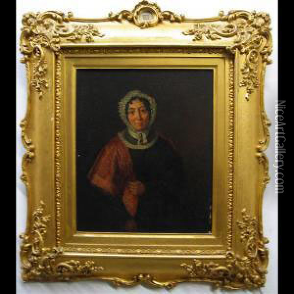 Isabella Purvis; Hannah Slill Oil Painting - William John Thompson