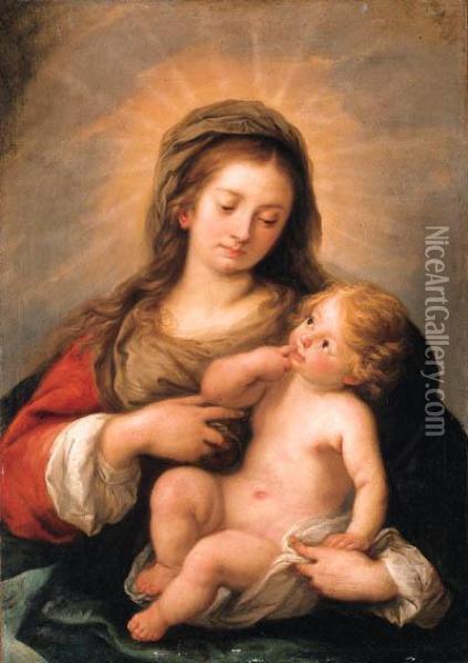 The Madonna And Child Oil Painting - Carlo Francesco Nuvolone