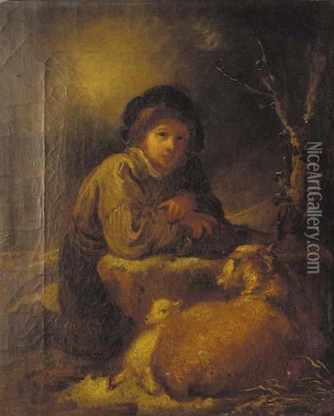 The Shepherd Oil Painting - Thomas Barker of Bath