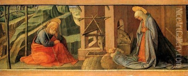 Nativity Oil Painting - Fra Filippo Lippi