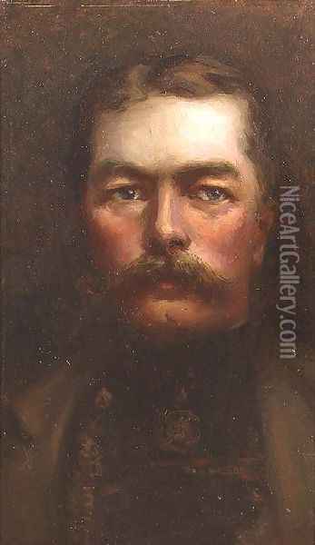 Lord Kitchener 1850-1916 Oil Painting - Elliot Sawyer