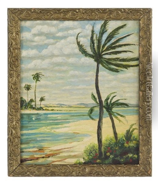 Bay View, Hawaii Oil Painting - Helen Thomas Dranga