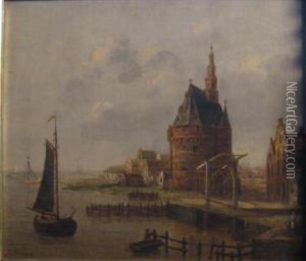 Three Dutch Landscapes Oil Painting - Thomas