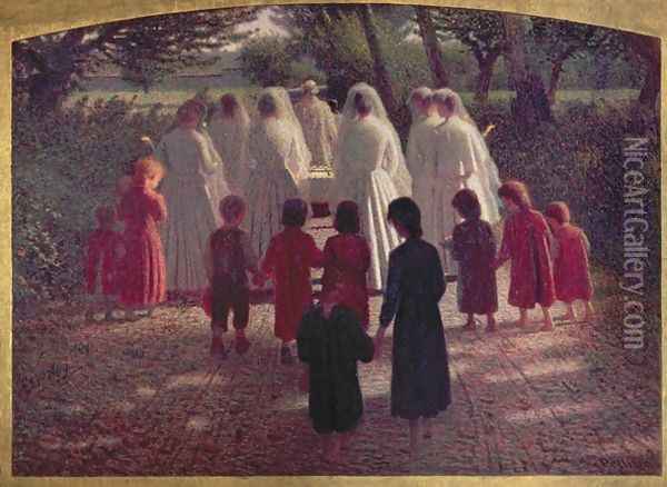 The Dead Child, 1896-1902 Oil Painting - Giuseppe Pellizza da Volpedo