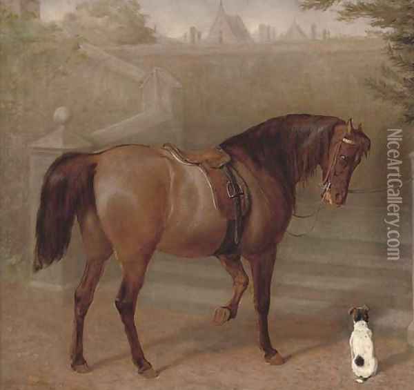 The doctor's pony Oil Painting - Gourlay Steell
