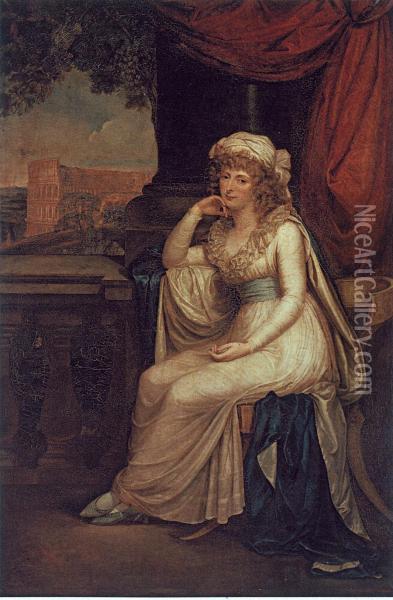 Appollonia Langdale Lady Clifford Oil Painting - Robert Fagan