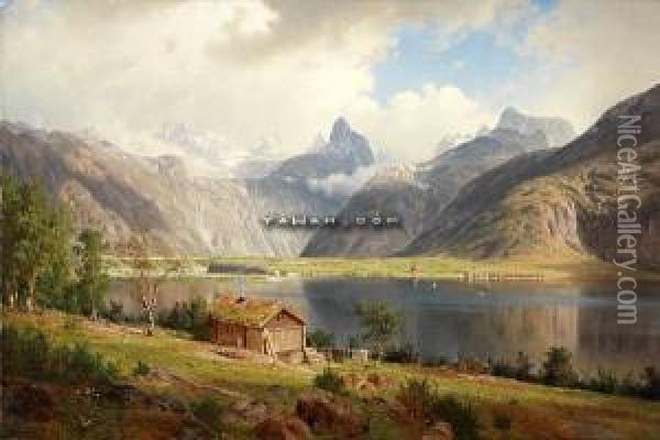 Fra Romsdalen Oil Painting - Johan Frederick Eckersberg