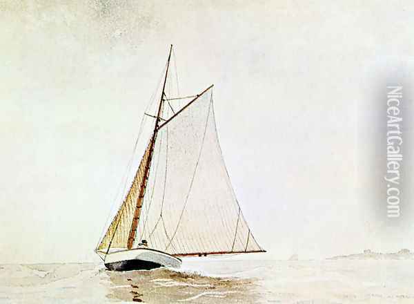 Yachting, off Cloucester Oil Painting - Winslow Homer