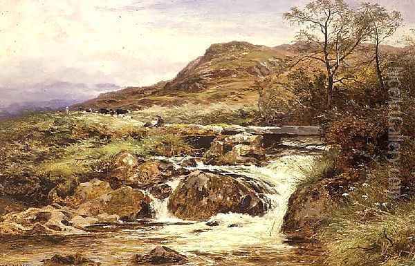 Summertime near Dolgelly North Wales 1881 Oil Painting - Benjamin Williams Leader