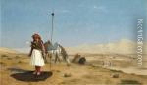 La Priere Dans Le Desert Oil Painting - Jean-Leon Gerome