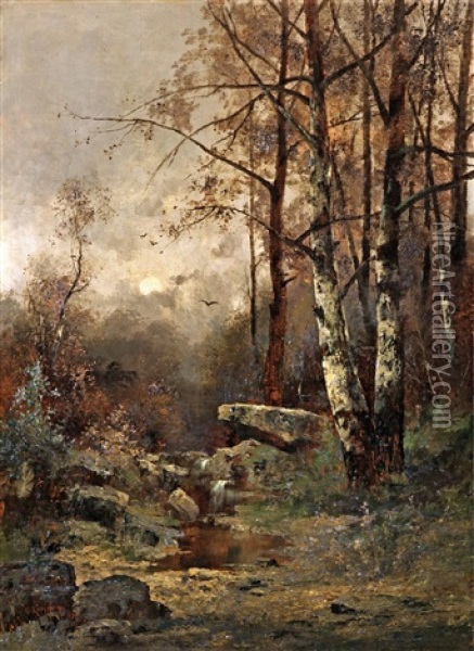 Erdoreszlet Oil Painting - Adolf Kaufmann