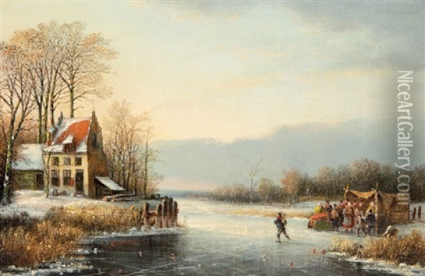 Zimni Radovanky Oil Painting - Cornelis Kimmel